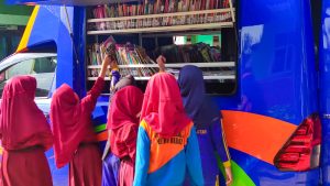 Menjelang Libur Sekolah, Pusling Tetap Disambut Antusias di SDN 4 Metro Selatan